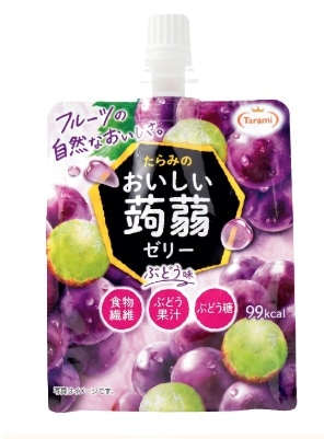 たらみ おいしい蒟蒻ゼリー ぶどう味 150g