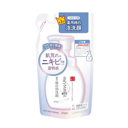 なめらか本舗 薬用泡洗顔 つめかえ用 180ml