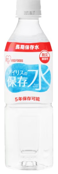 【お取り寄せ】アイリスの保存水 500ml