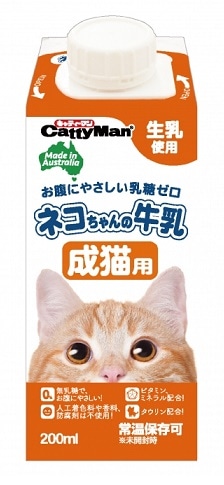 ネコちゃんの牛乳 成猫用 200ml