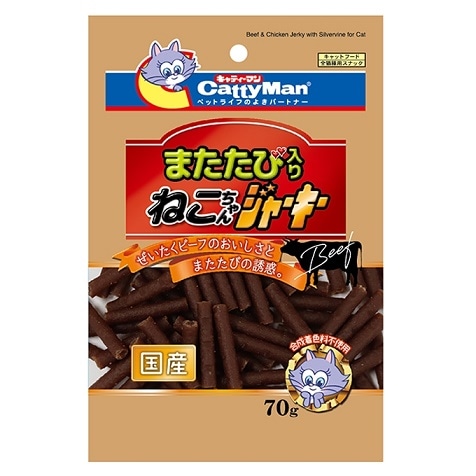 ドギーマン またたび入り猫ちゃんジャーキー 70g