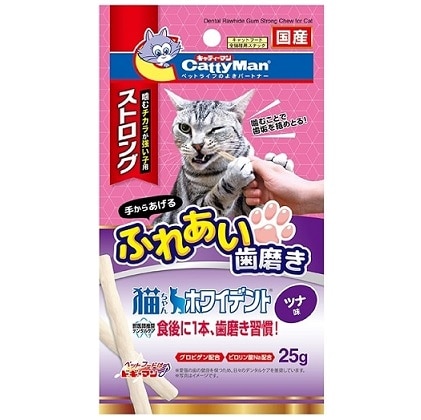 ドギーマン 猫ちゃんホワイデント ストロング ツナ味 25g
