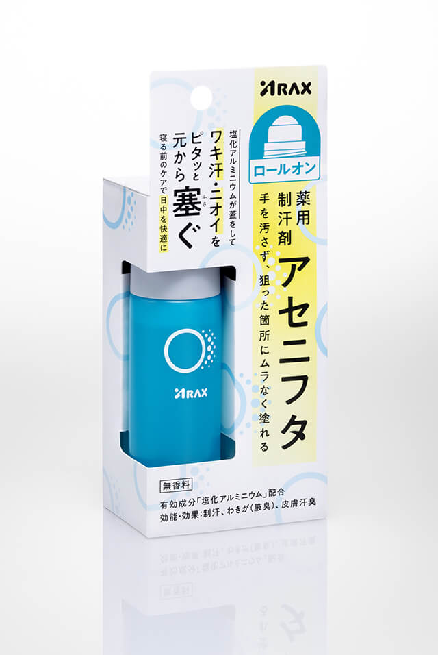 アラクス 薬用制汗剤 アセニフタロールオン 40ml