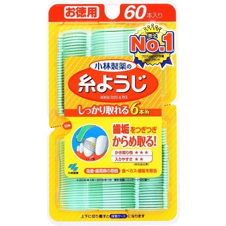 小林製薬の糸ようじ 60本入り