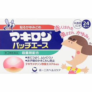 【お取り寄せ】●マキロン パッチエース かゆみちゃんパッケージ 24枚
