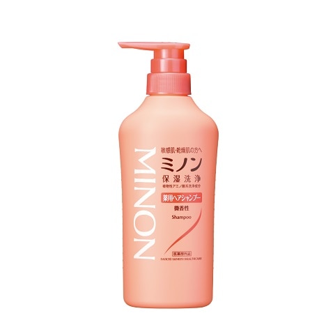 ミノン 薬用ヘアシャンプー ポンプ 450ml