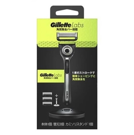 【お取り寄せ】ジレット ラボ 角質除去バー搭載 本体+替刃3個付