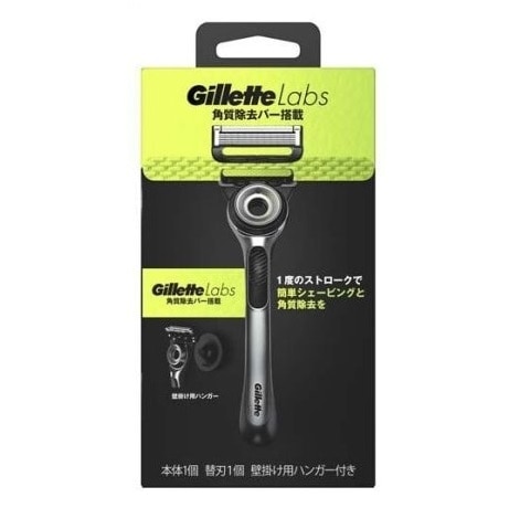 ジレット ラボ 角質除去バー搭載 本体+替刃1個付