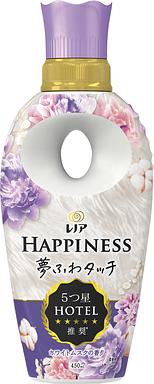 【販売終了しました】レノアハピネス 夢ふわタッチ リラックスナイトホワイトムスクの香り 本体 450ml