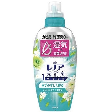 【販売終了しました】レノア超消臭1WEEK フレッシュグリーン 本体 490ml