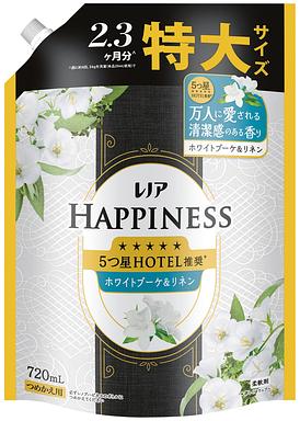 【販売終了しました】レノアハピネス ホワイトブーケ&リネンの香り つめかえ用 特大 720ml
