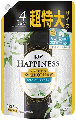 【販売終了しました】レノアハピネス ホワイトブーケ&リネンの香り つめかえ用 超特大 1285ml