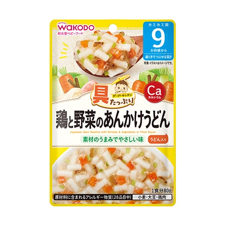 【お取り寄せ】具たっぷりグーグーキッチン 鶏と野菜のあんかけうどん 80g