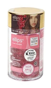 エリップス ヘアビタミン トリートメント ボトル ピンク 50粒