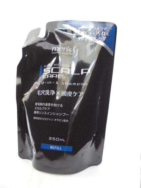 スカルプケア 薬用リンスインシャンプー つめかえ用 350ml
