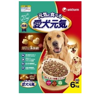 【お取り寄せ】愛犬元気 ささみビーフ録黄色野菜 6kg