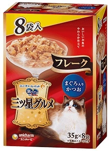 銀のスプーン 三ツ星グルメ パウチ フレーク まぐろ入りかつお 35g×8袋