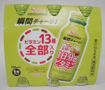 【お取り寄せ】1日分のビタミン キウイ味 120ml×6本