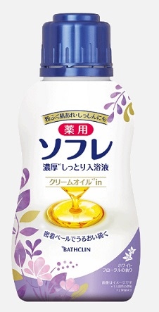 薬用ソフレ 濃厚入浴液 ホワイトフローラル 本体 480ml