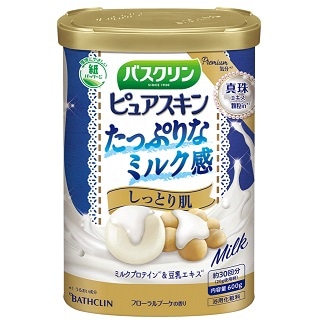バスクリン ピュアスキン たっぷりミルク感 しっとり肌 600g