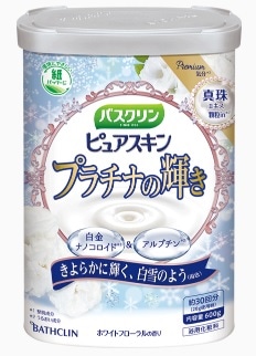 【お取り寄せ】バスクリン ピュアスキン プラチナの輝き 600g
