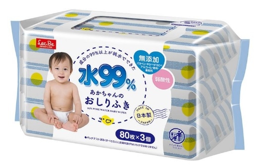 水99% おしりふき 80枚×3個