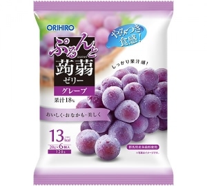 ぷるんと蒟蒻ゼリー グレープ 6個