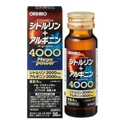 オリヒロ シトルリン+アルギニン メガパワー4000 50ml
