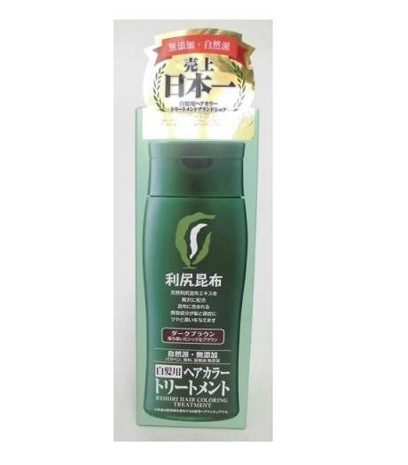 利尻ヘアカラー トリートメント ダークブラウン 200g