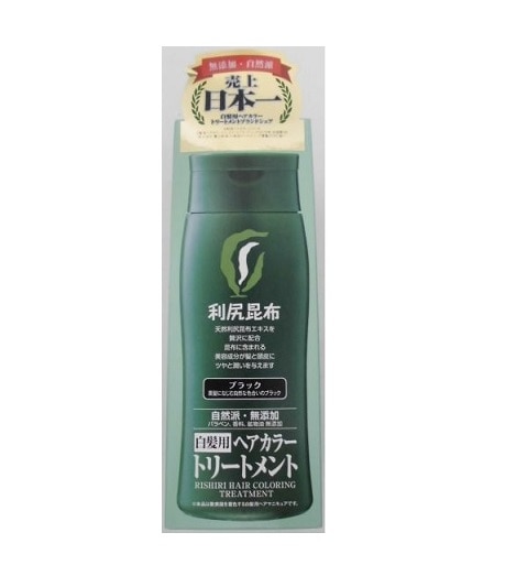 利尻ヘアカラー トリートメント ブラック 200g
