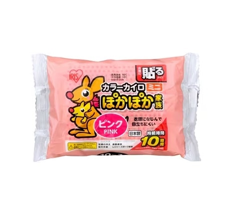 ぽかぽか家族 貼るミニ ピンク 10P