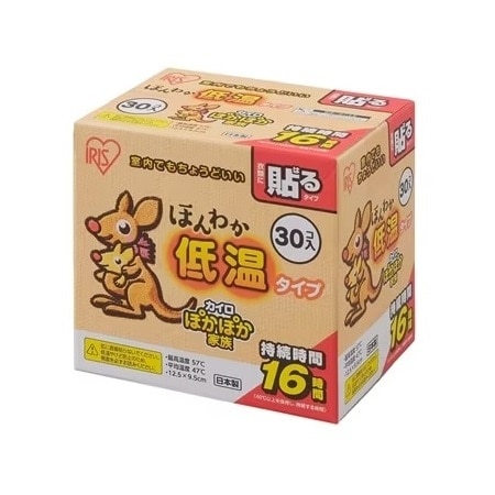 ぽかぽか家族 ほんわか低温カイロ 貼るレギュラー 30個入