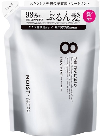 エイトザタラソ ディープリペア&アクアモイスト 美容液トリートメント つめかえ用400ml