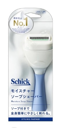 シック モイスチャーソープシェーバー(刃付き)+替刃1個