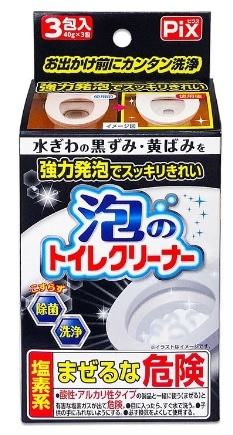 【お取り寄せ】ピクス 泡のトイレクリーナー 3包入