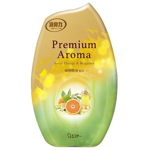 玄関・リビング用消臭力 プレミアムアロマ オレンジ&ベルガモット 400ml