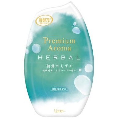 お部屋の消臭力 プレミアムアロマ 朝露のしずく 透明感あふれるハーブの香り 400ml