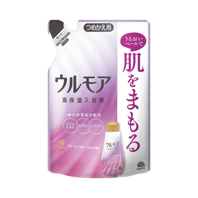 ウルモア 高保湿 クリーミーフローラルの香り つめかえ用 480ml