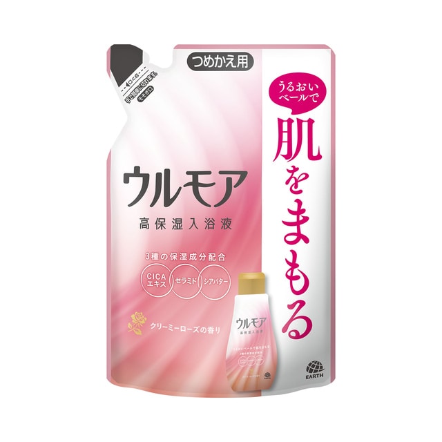 ウルモア 高保湿 クリーミーローズの香り つめかえ用 480ml