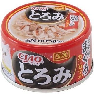 【お取り寄せ】CIAO(チャオ) とろみ ささみ・まぐろ・カニカマ入り 80g