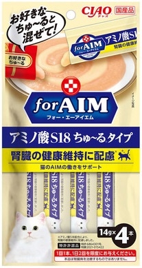 【販売終了しました】CIAO(チャオ) for AIM ちゅ〜る アミノ酸S18ちゅ〜るタイプ 14g×4本