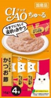 CIAO(チャオ) ちゅ〜る 宗田かつお&かつおぶし 14g×4本