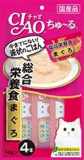 CIAO(チャオ) ちゅ〜る 総合栄養食 マグロ 14g×4本