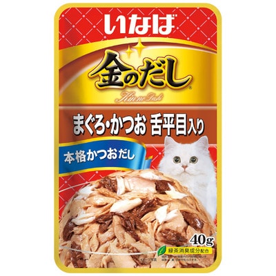 【お取り寄せ】金のだし パウチまぐろ・かつお 舌平目入り 40g