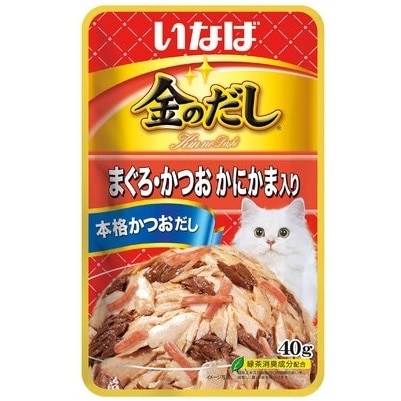 金のだし パウチ まぐろ・かつお・かにかま入り 40g