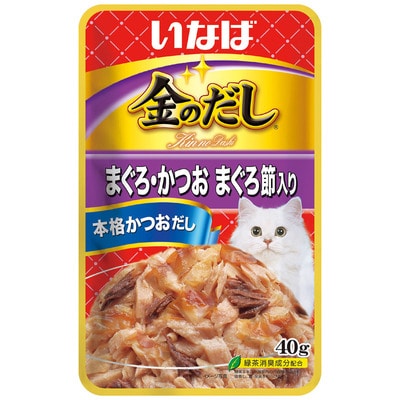 金のだし パウチ まぐろ・かつお まぐろ節入り 40g