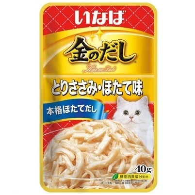 金のだし パウチ とりささみ・ほたて味 40g