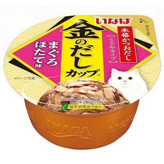 【お取り寄せ】いなば 金のだしカップ まぐろほたて味 70g