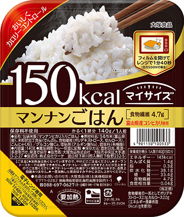【お取り寄せ】マイサイズ マンナンごはん 140g