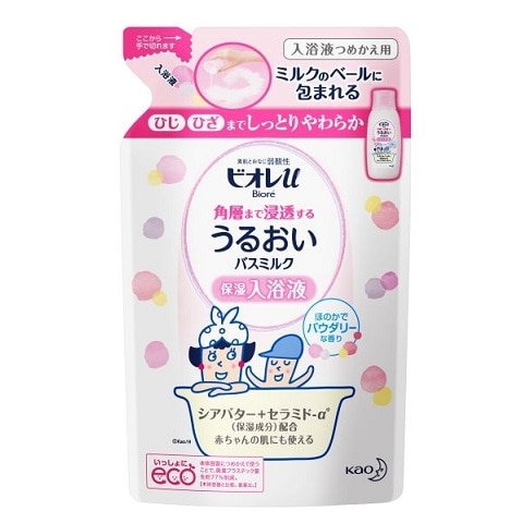 ビオレu バスミルク パウダリーな香り つめかえ用 480ml